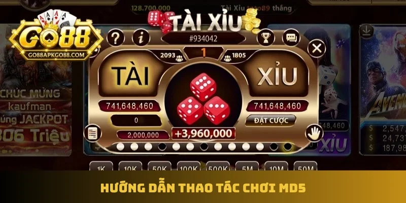 Hướng dẫn thao tác chơi MD5